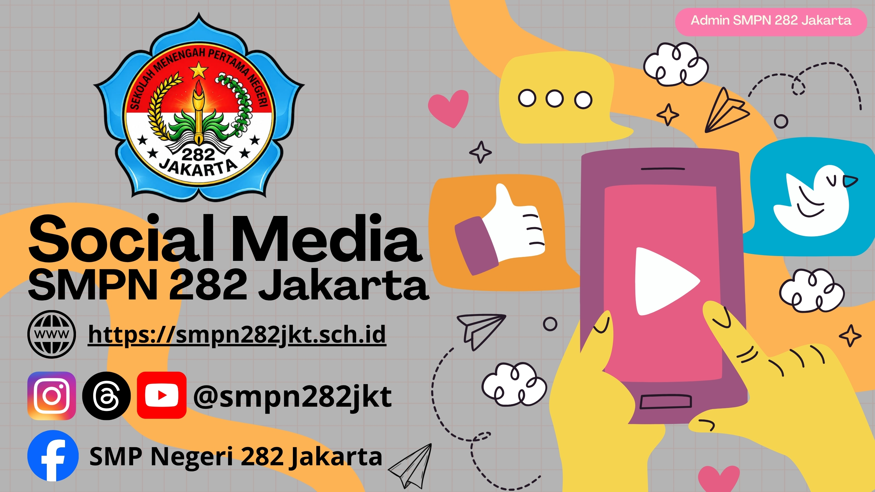 Sosial Media SMPN 282 Jakarta