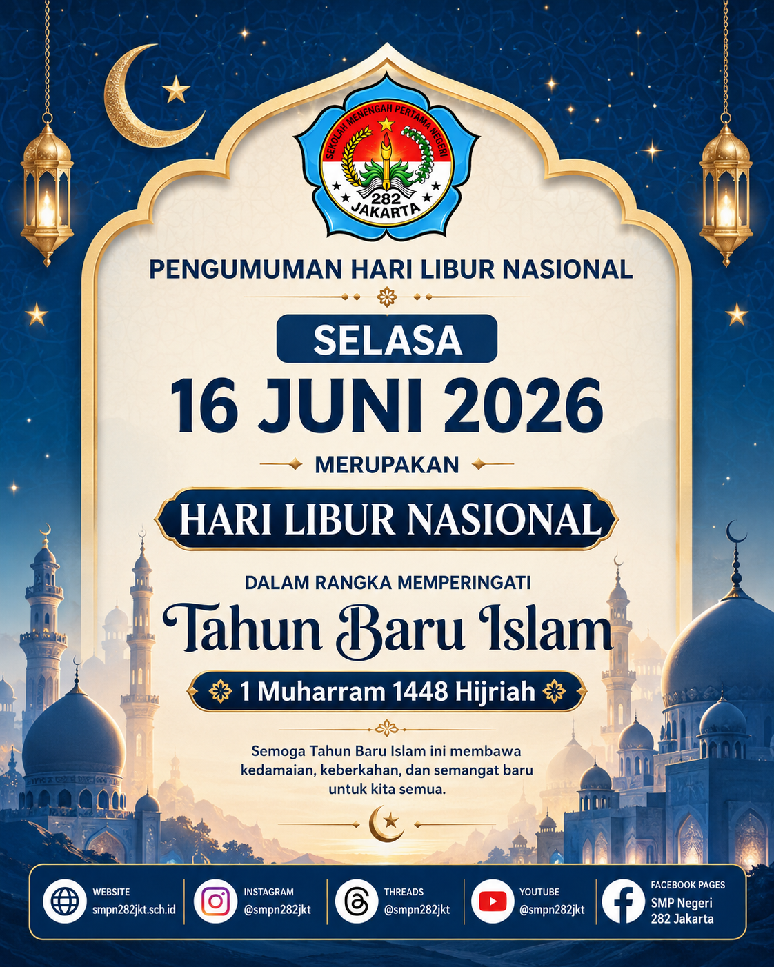 Selamat Tahun Baru Islam 1 Muharram 1448 Hijriah