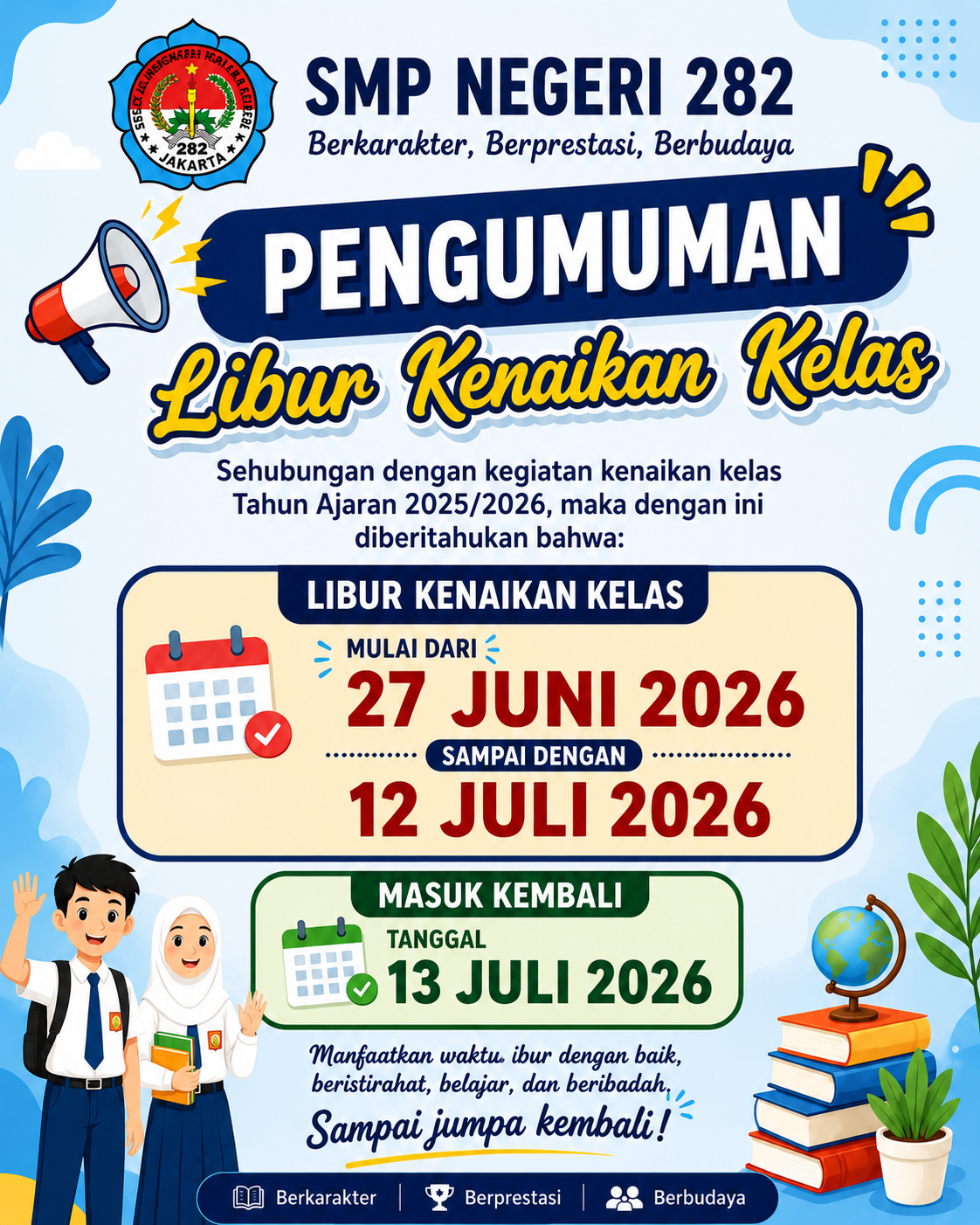 PENGUMUMAN LIBUR 📢